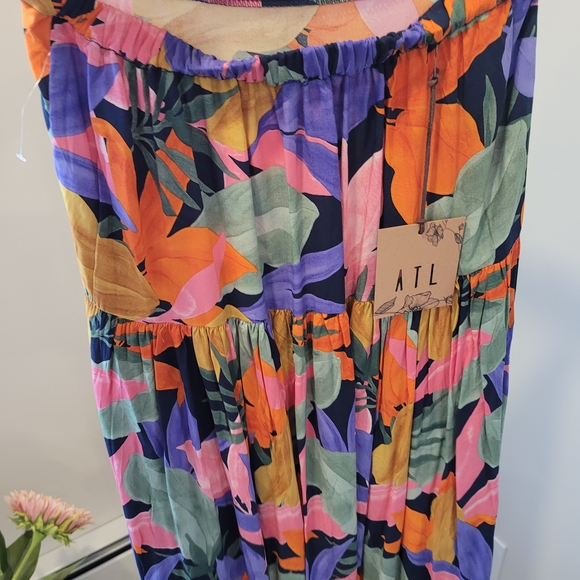 Tropical Floral Maxi Skirt - Picture 5 of 7